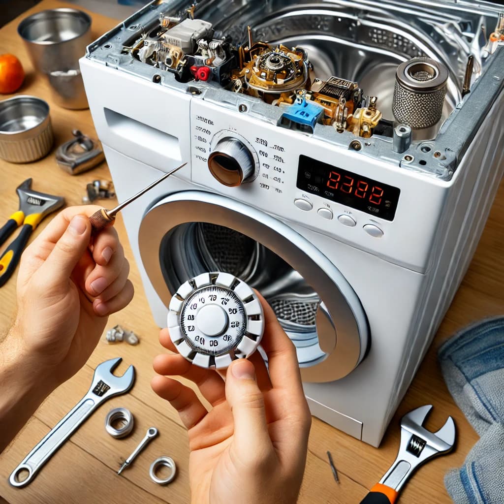 تعویض ترموستات لباسشویی دوقلو: وقتی دستگاه داغ می‌شود