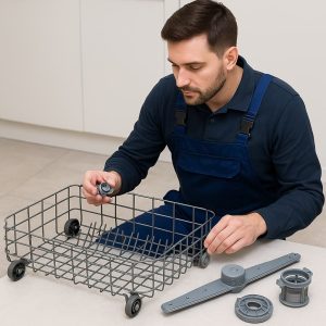سبد پایین ظرفشویی ال جی + نحوه تعویض